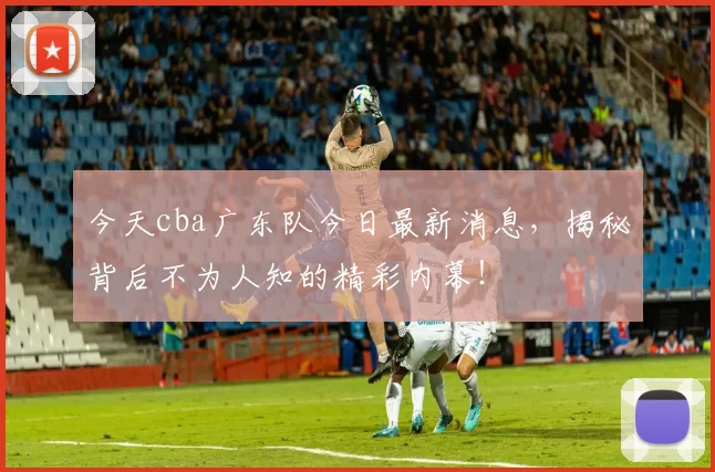 今天cba广东队今日最新消息，揭秘背后不为人知的精彩内幕！